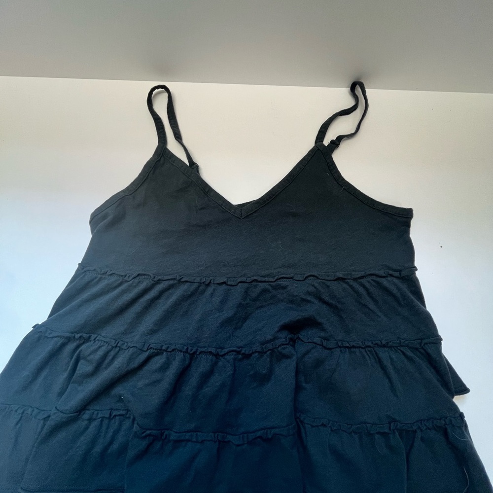 Black American Eagle Flowy Top